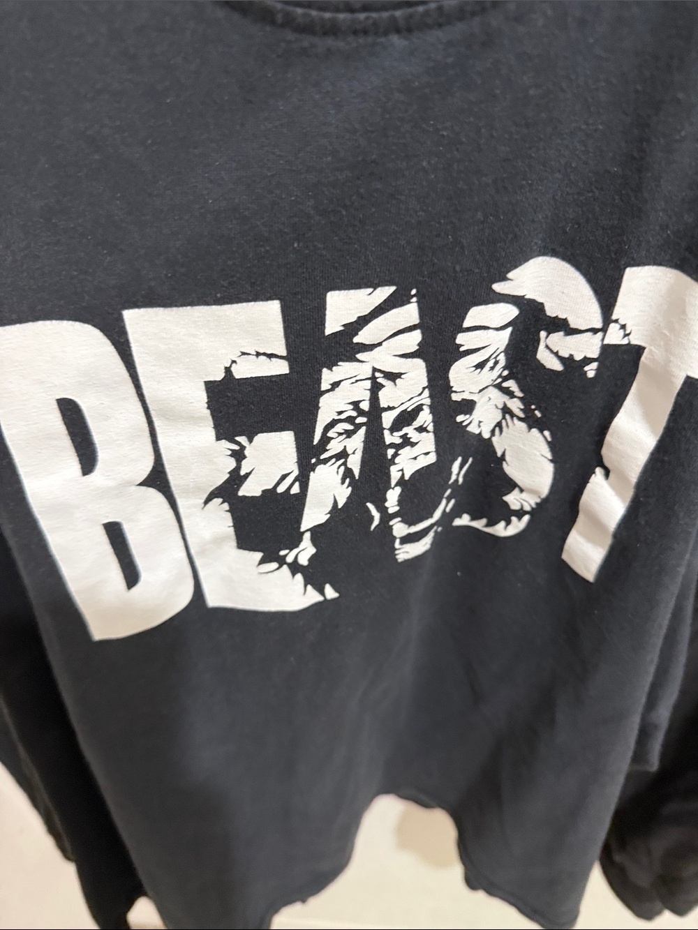 Mens Black Graphic Muscle Tank Top - Beast/T-Rex Designs - Picture 3 of 5